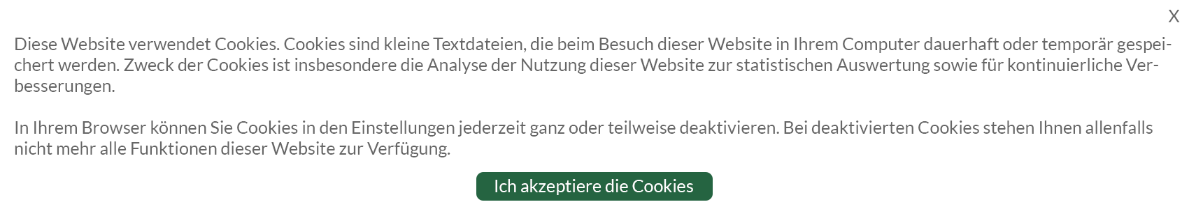 Cookie Vorschau